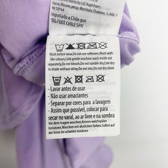 Cotton On Body Womens Gym T Shirt XL Purple Lavender Scoop Neck Relaxed NWT - Picture 9 of 11